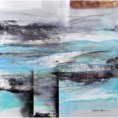 L'passo Benjamin, 30 x 30 Inch, Acrylic on Canvas, Abstract Paintings, AC-LPB-060 L'passo Benjamin, 30 x 30 Inch, Acrylic on Canvas, Abstract Paintings, AC-LPB-060